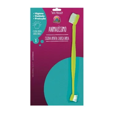 Escova Dental Cabeca Dupla Animalissimo